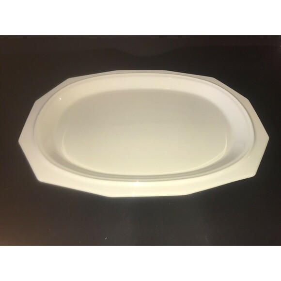 Pfaltzgraff White Heritage Oval Serving Dish Farmhouse Classic - Picture 1 of 11